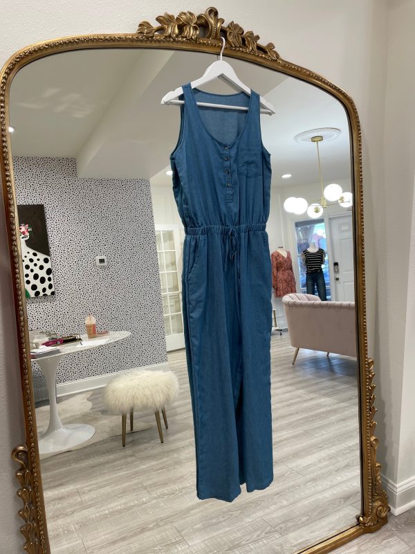 Denim Jumpsuit - Light Wash