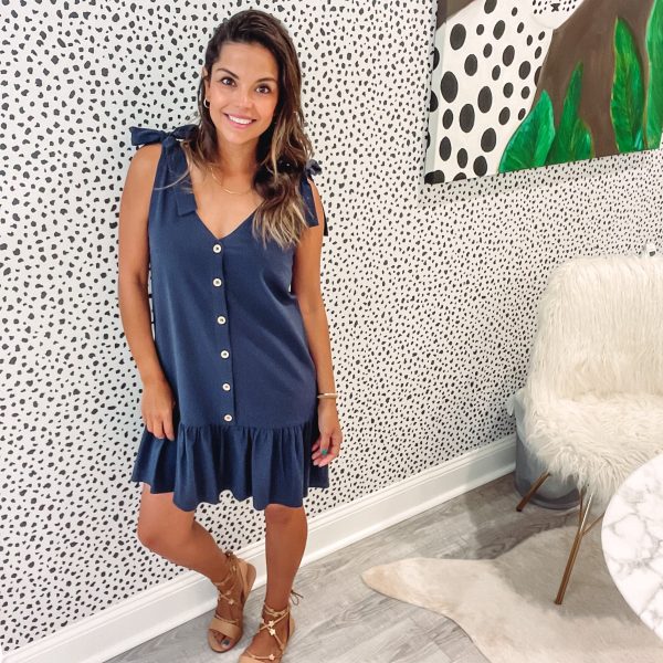 Cassidy Dress -  Navy