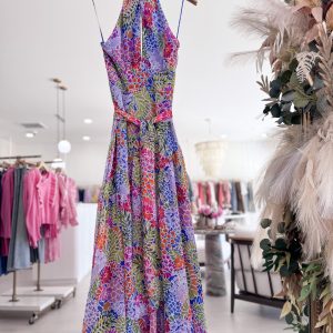 Adalise Halter Dress - Floral Multi