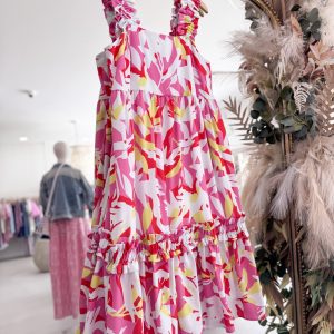 Bowie Dress - Pink Tropics