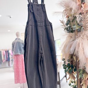 Rachelle Jumpsuit - Washed Black