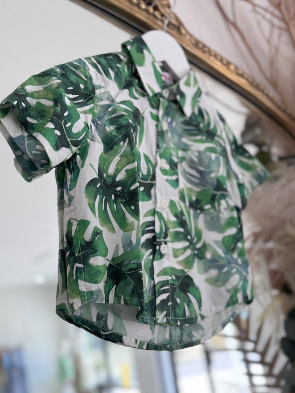 Mini Nash Boy Shirt - Green